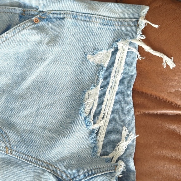 Wild Fable Distressed Jeans Shorts Overall - Picture 11 of 12